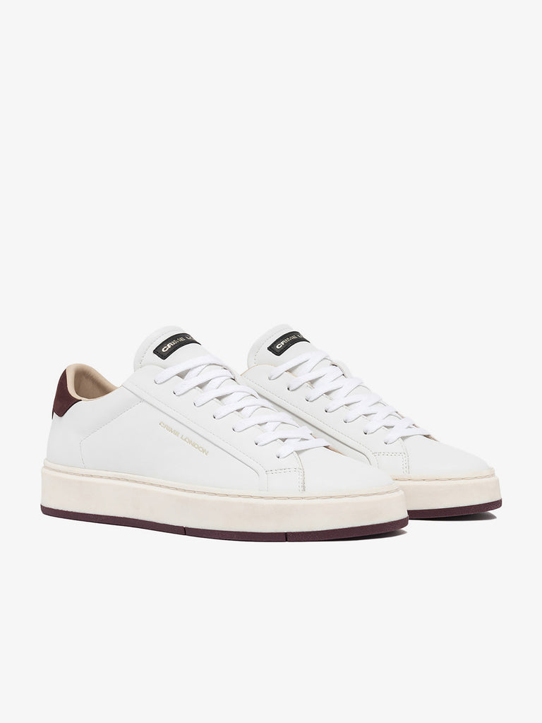 CRIME LONDON sneakers uomo destiny 15850aa7 pelle bianco