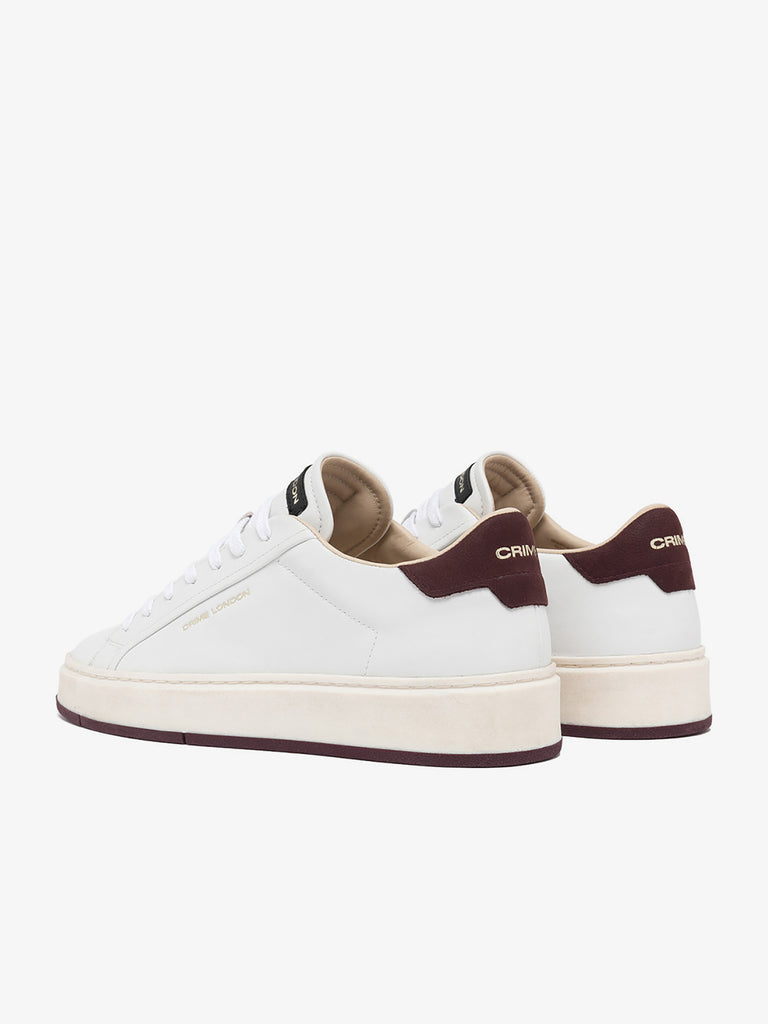 CRIME LONDON sneakers uomo destiny 15850aa7 pelle bianco