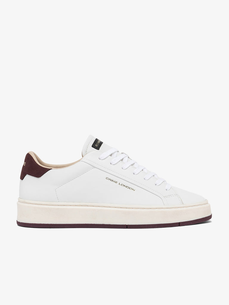 CRIME LONDON sneakers uomo destiny 15850aa7 pelle bianco