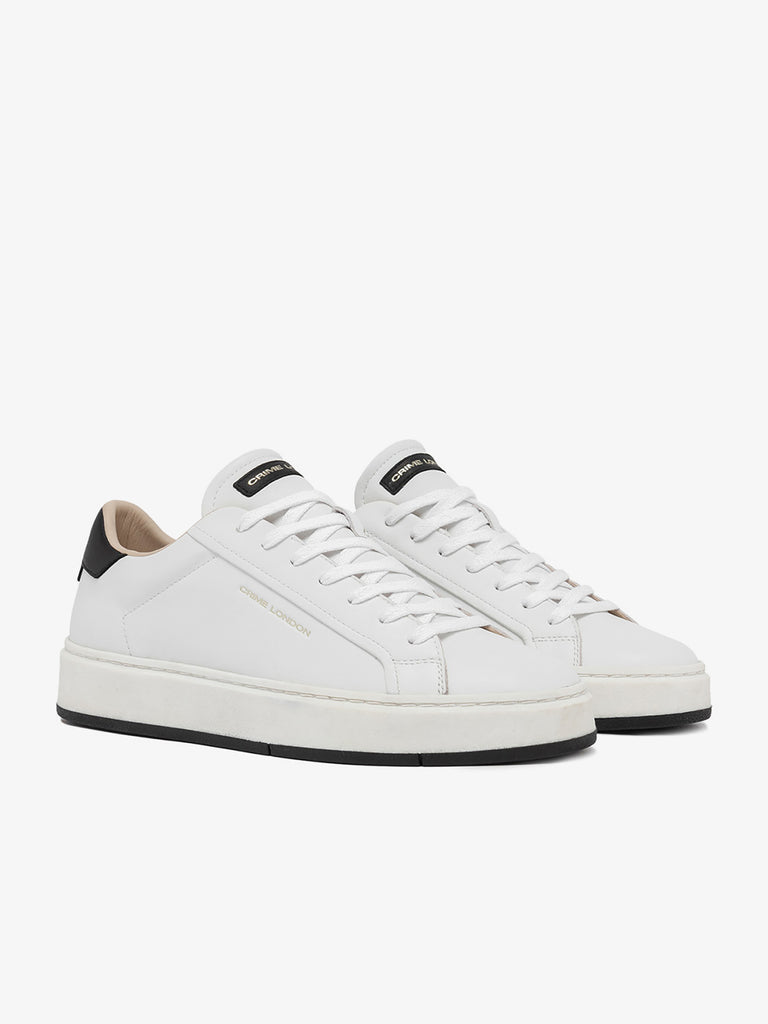 CRIME LONDON sneakers uomo destiny 15851AA710 pelle bianco