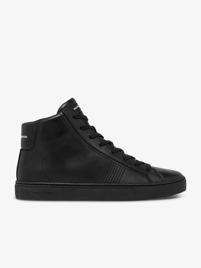CRIME LONDON sneakers uomo sk8 deluxe mid 18954aa6 pelle nero