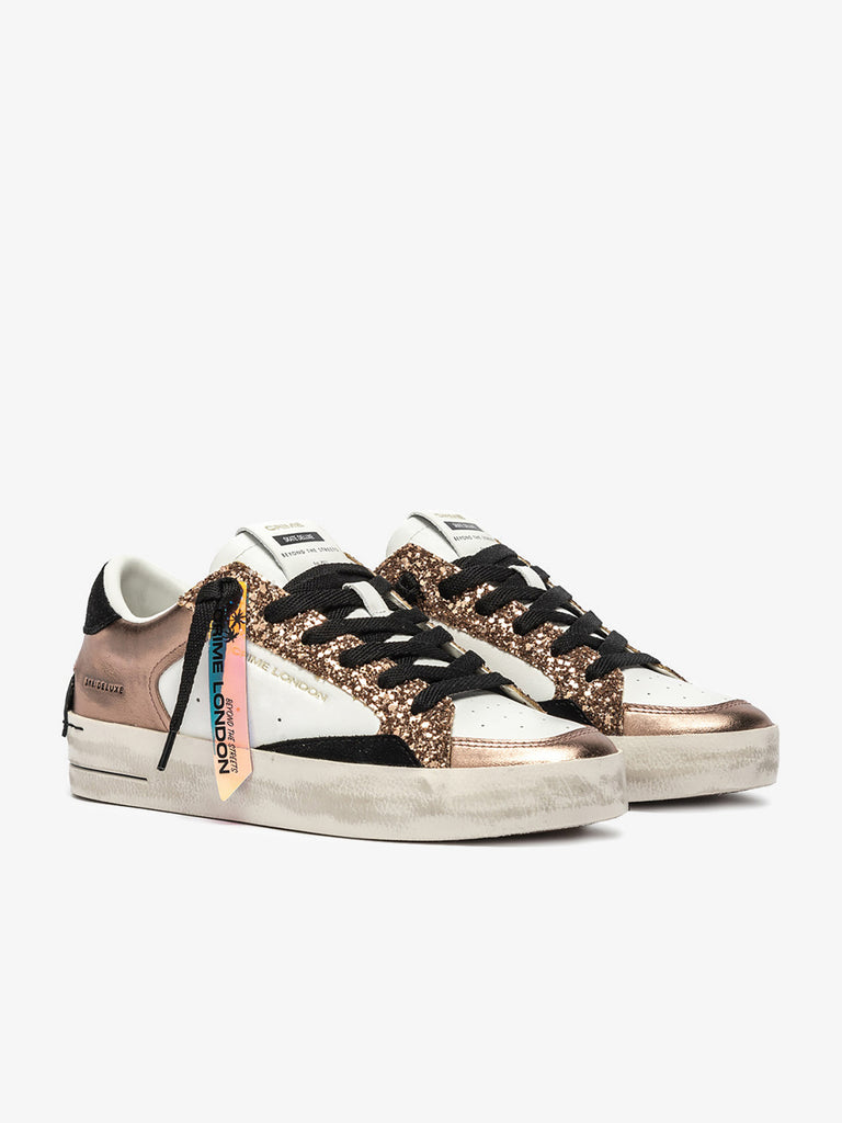 CRIME LONDON sneakers donna sk8 deluxe 25110AA860 pelle marrone