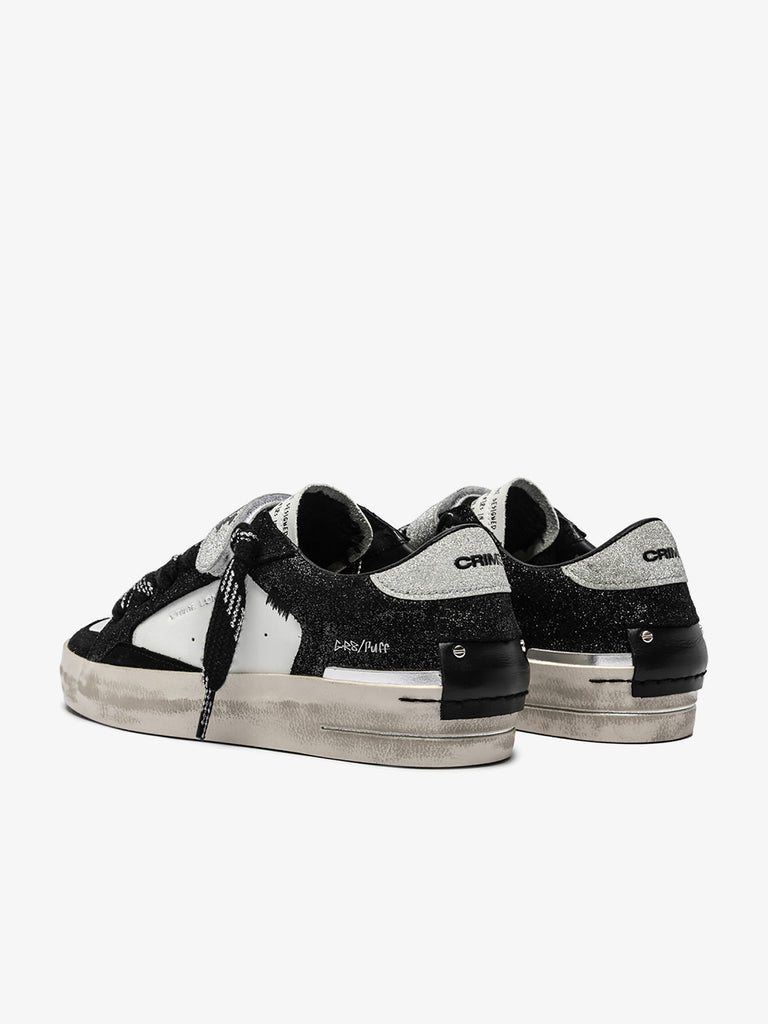 CRIME LONDON sneakers donna sk8 deluxe 25112aa8 pelle nero