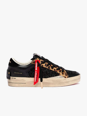 CRIME LONDON sneakers donna sk8 deluxe 25114AA820 pelle nero