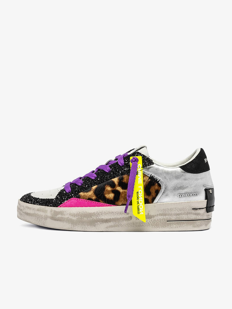 CRIME LONDON sneakers donna sk8 deluxe 25194aa8 pelle multicolor