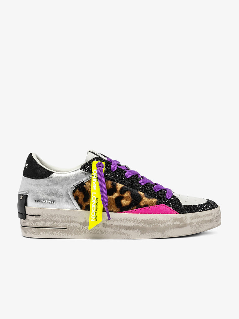 CRIME LONDON sneakers donna sk8 deluxe 25194aa8 pelle multicolor