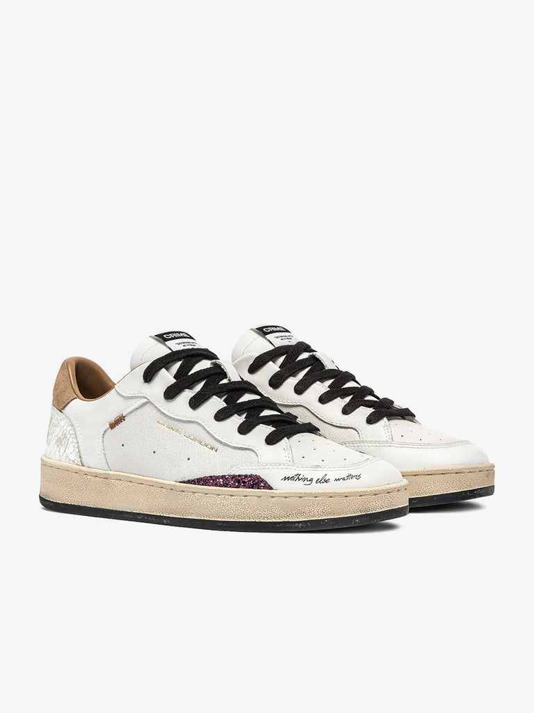 CRIME LONDON sneakers donna chelsea 25207AA8 pelle bianco