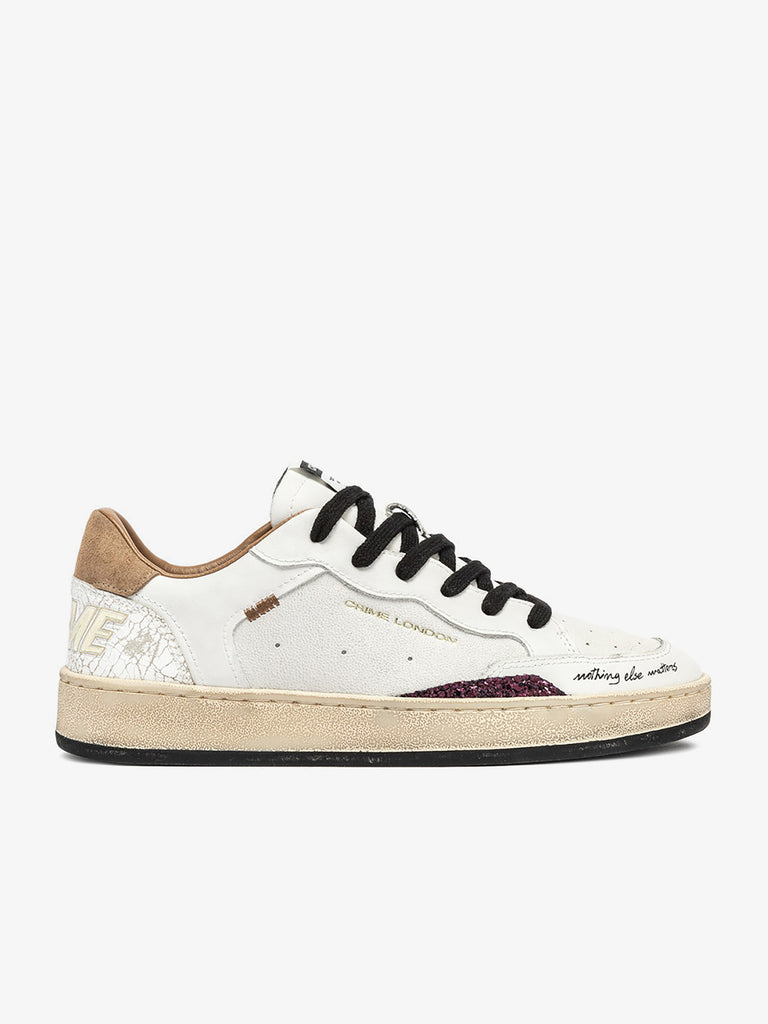 CRIME LONDON sneakers donna chelsea 25207AA8 pelle bianco