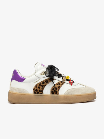 CRIME LONDON sneakers donna wembley 25252AA810 pelle bianco