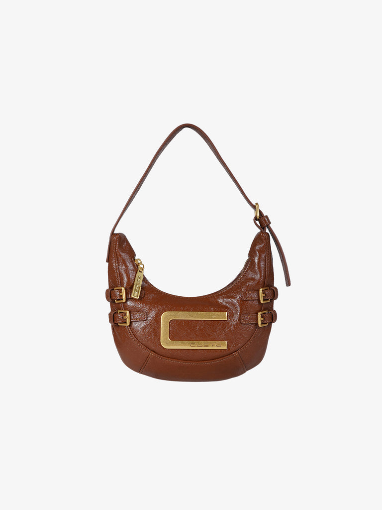 CUSTO BARCELONA borsa a spalla donna avinguda s marrone