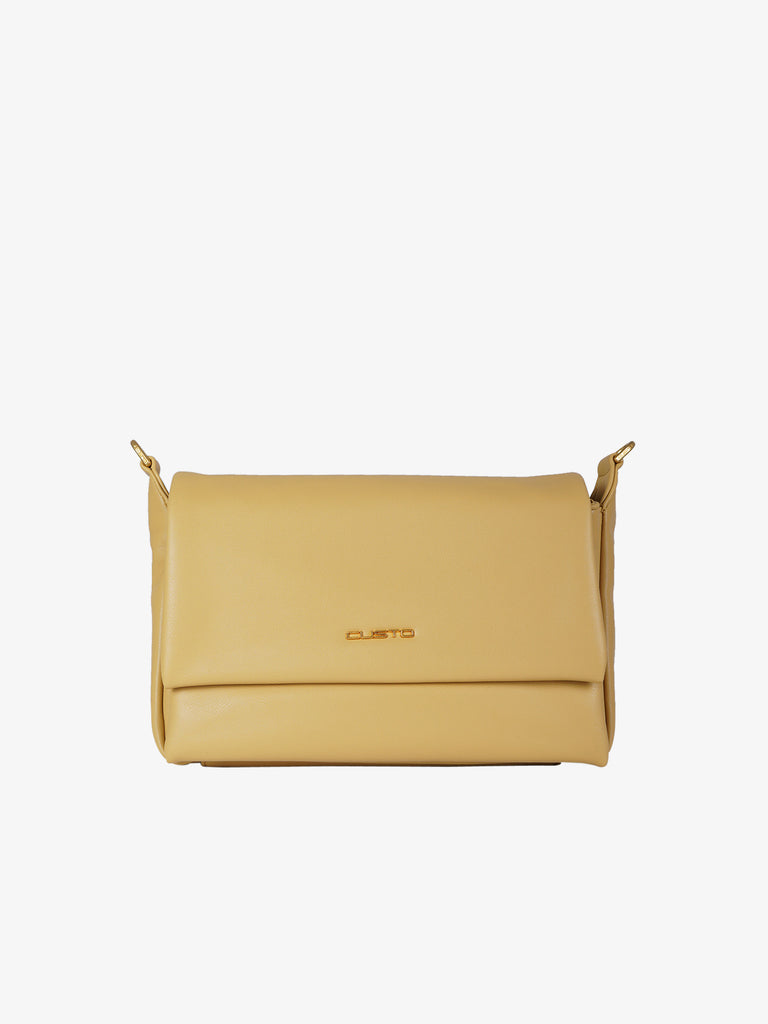 CUSTO BARCELONA borsa a spalla donna dalmases giallo