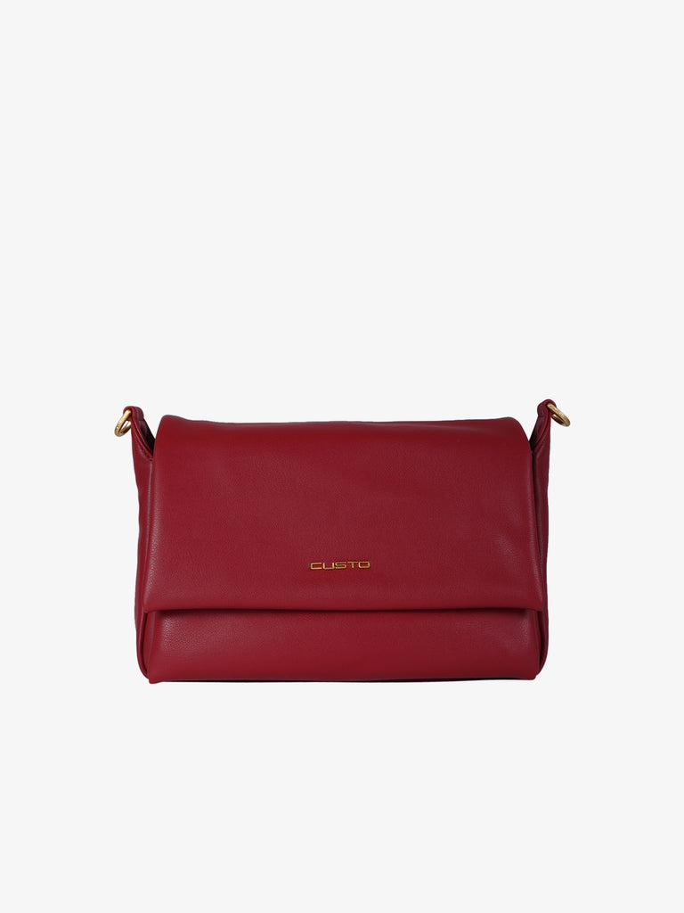 CUSTO BARCELONA borsa a spalla donna dalmases bordeaux
