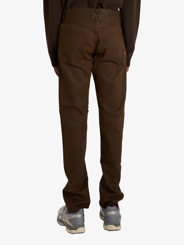 CYCLE jeans standard comfort straight '90s fit tinto in capo uomo marrone