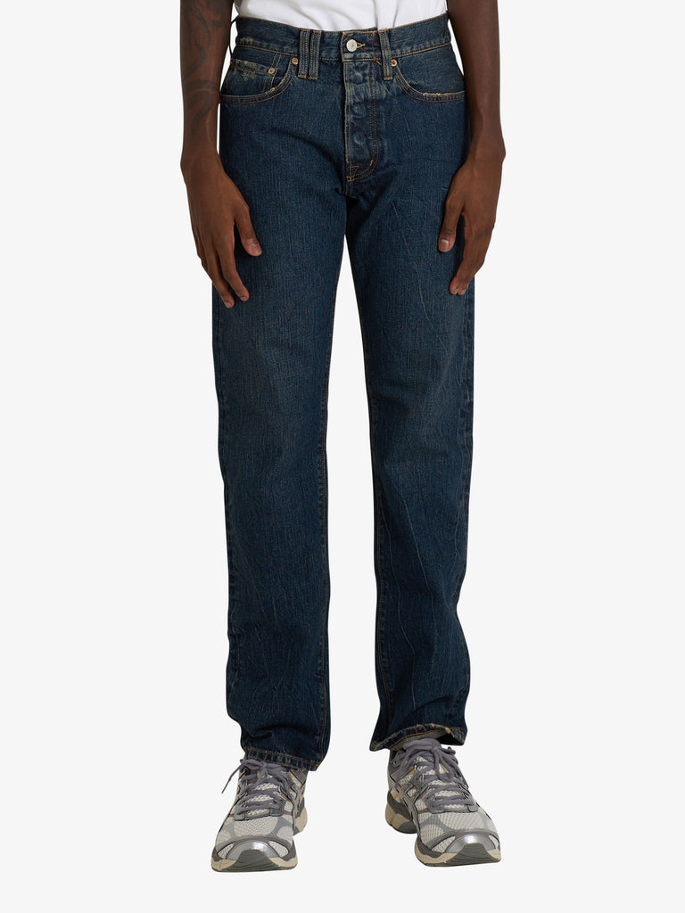 CYCLE jeans standard straight '90s fit uomo blu cotone