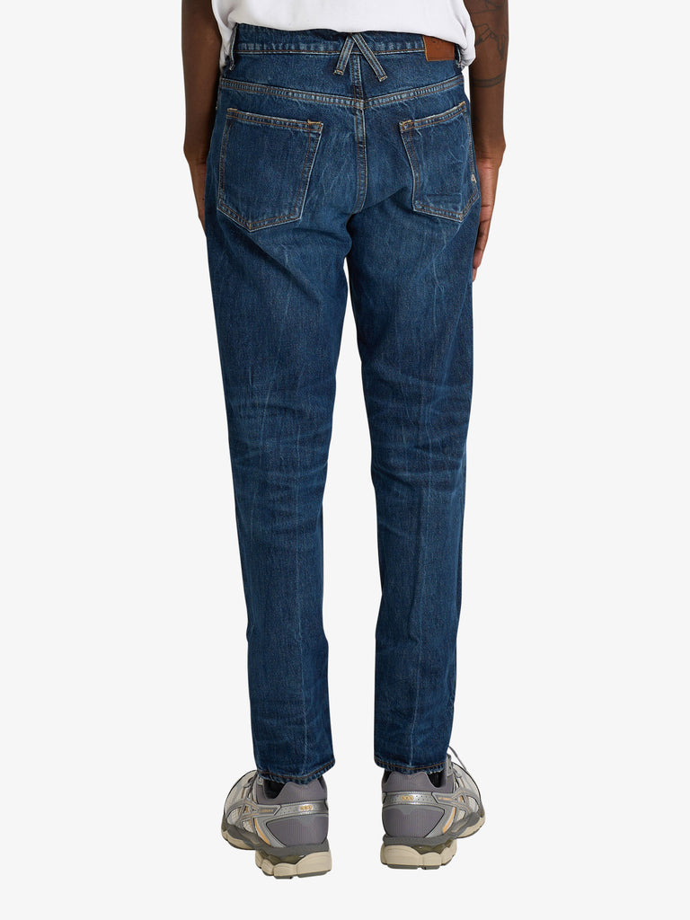 CYCLE jeans lucky tapered fit uomo blu cotone