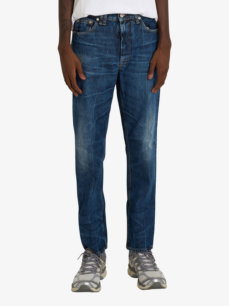 CYCLE jeans lucky tapered fit uomo blu cotone