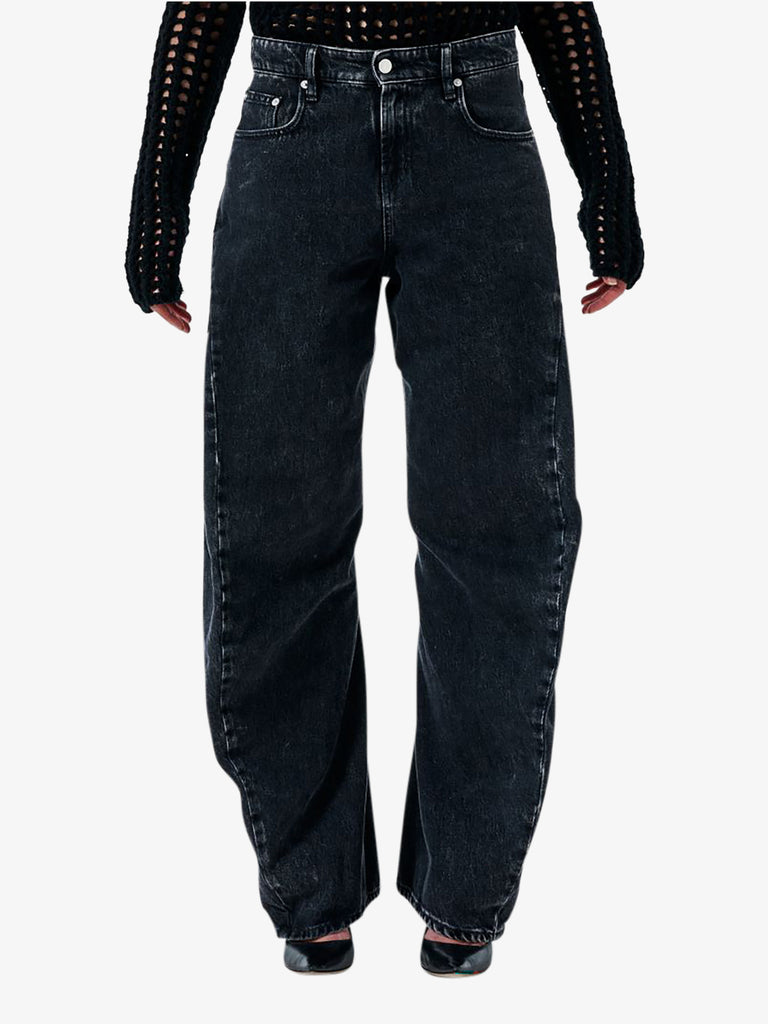 CYCLE jeans aida ergo super fitted mid donna nero cotone