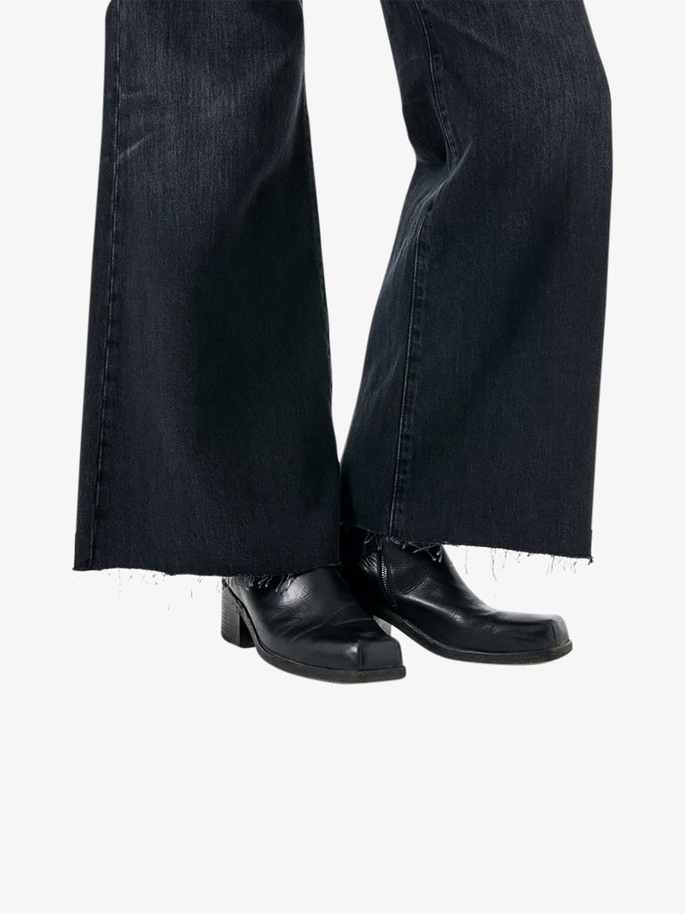 CYCLE jeans luna mid rise flared light donna nero cotone