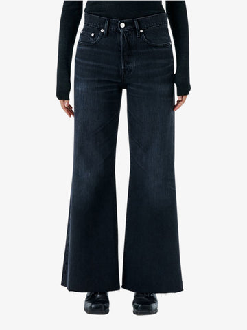 CYCLE jeans luna mid rise flared light donna nero cotone