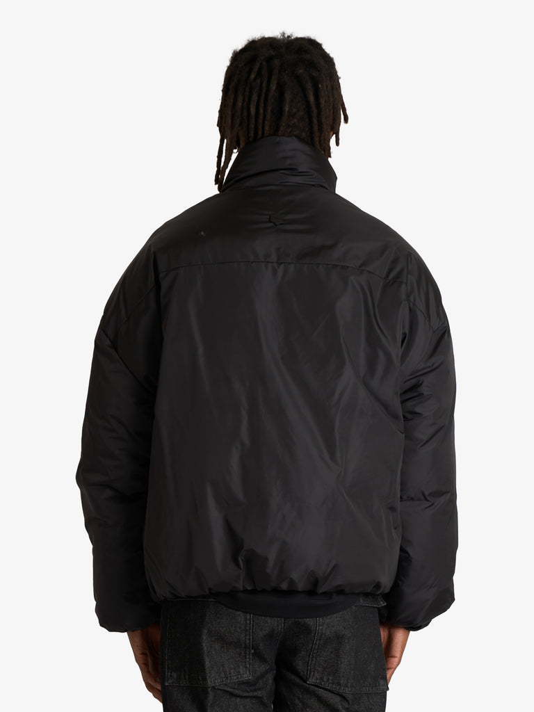 DARK LABEL bomber imbottito uomo nero nylon