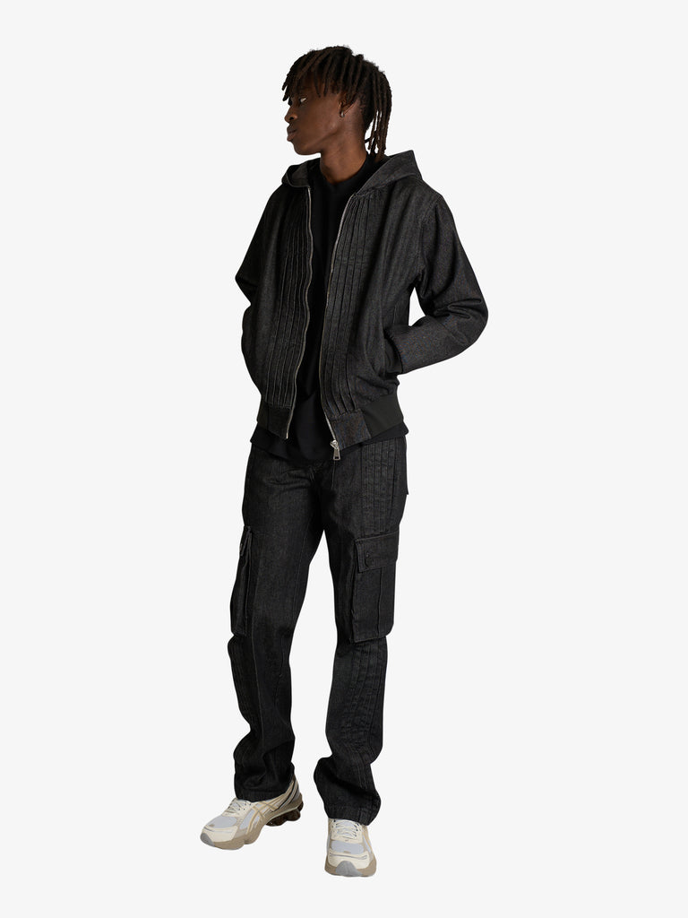 DARK LABEL jeans con tasconi uomo denim cotone