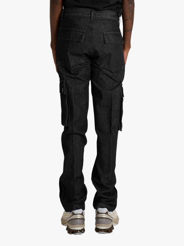 DARK LABEL jeans con tasconi uomo denim cotone