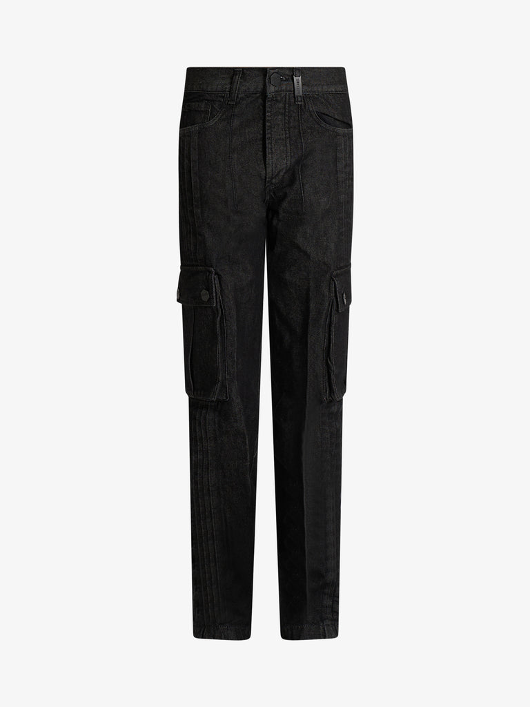 DARK LABEL jeans con tasconi uomo denim cotone