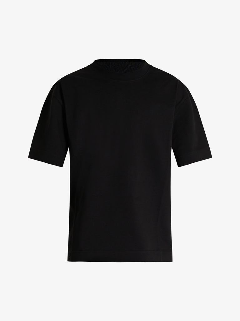 DARK LABEL t-shirt con stampa uomo nero cotone