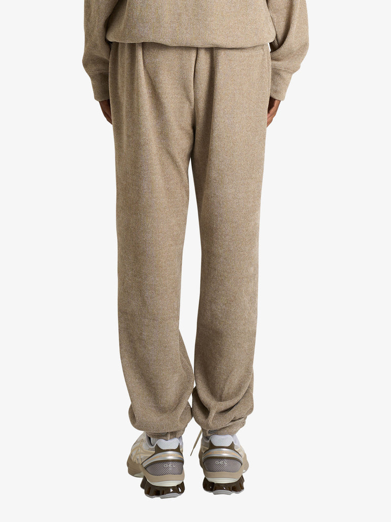 DARK LABEL pantalone over uomo beige tessuto