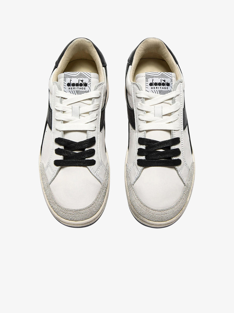 DIADORA sneakers uomo prestige used 201.182230_ pelle bianco