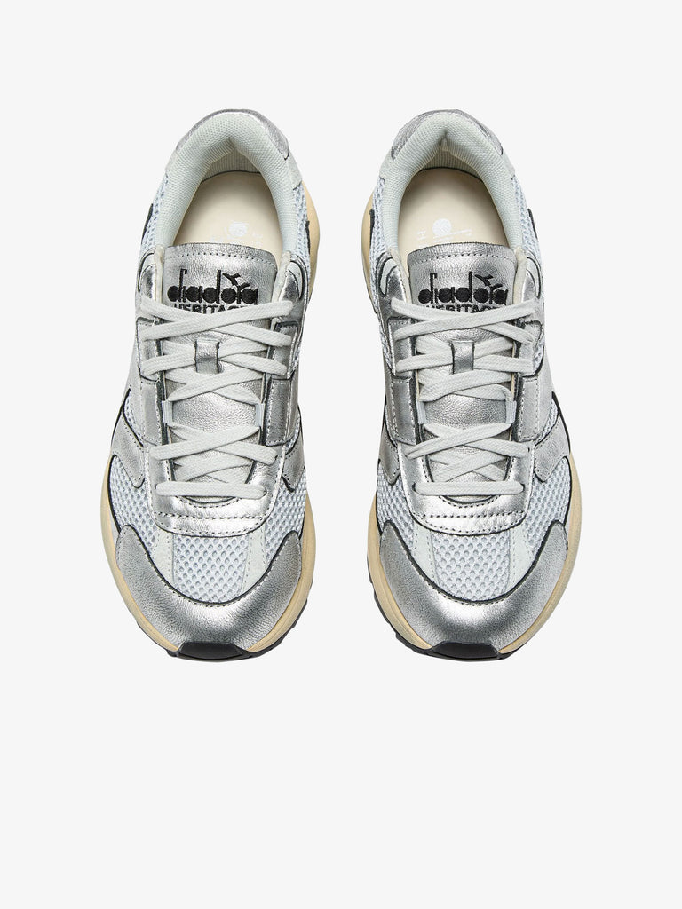 DIADORA sneakers donna mercury elite silver used wn mesh 201.182391_ argento