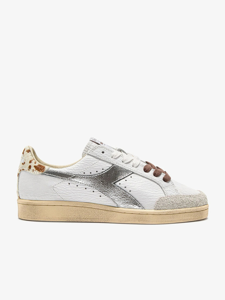 DIADORA sneakers donna prestige safari wn 201.182639_ pelle bianco