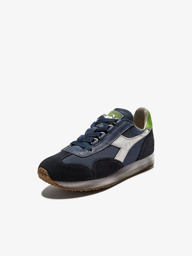 DIADORA sneakers uomo equipe dirty sw evo 201.182642_ pelle blu