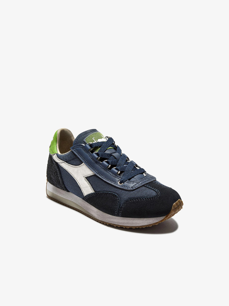 DIADORA sneakers uomo equipe dirty sw evo 201.182642_ pelle blu