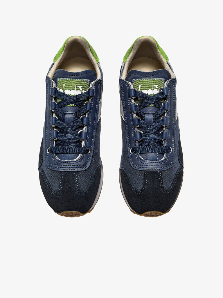 DIADORA sneakers uomo equipe dirty sw evo 201.182642_ pelle blu