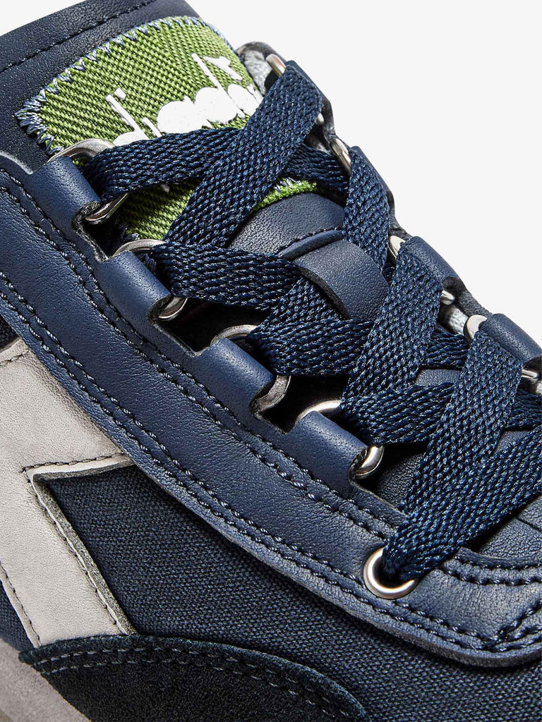 DIADORA sneakers uomo equipe dirty sw evo 201.182642_ pelle blu