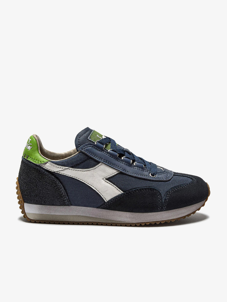 DIADORA sneakers uomo equipe dirty sw evo 201.182642_ pelle blu