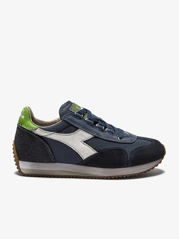 DIADORA sneakers uomo equipe dirty sw evo 201.182642_ pelle blu