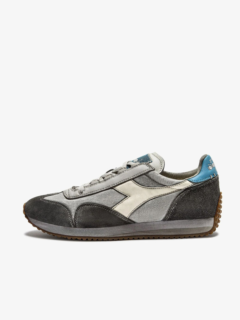 DIADORA sneakers uomo equipe dirty sw evo 201.182642_ pelle azzurro