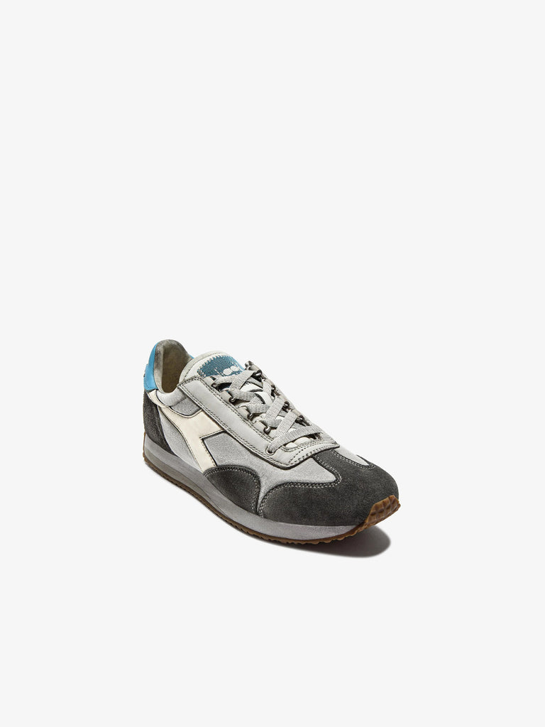 DIADORA sneakers uomo equipe dirty sw evo 201.182642_ pelle azzurro