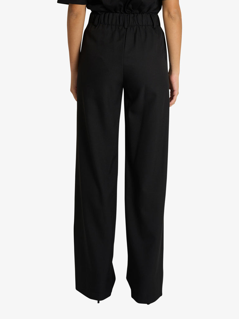 DIXIE pantalone ampio con vita alta donna nero