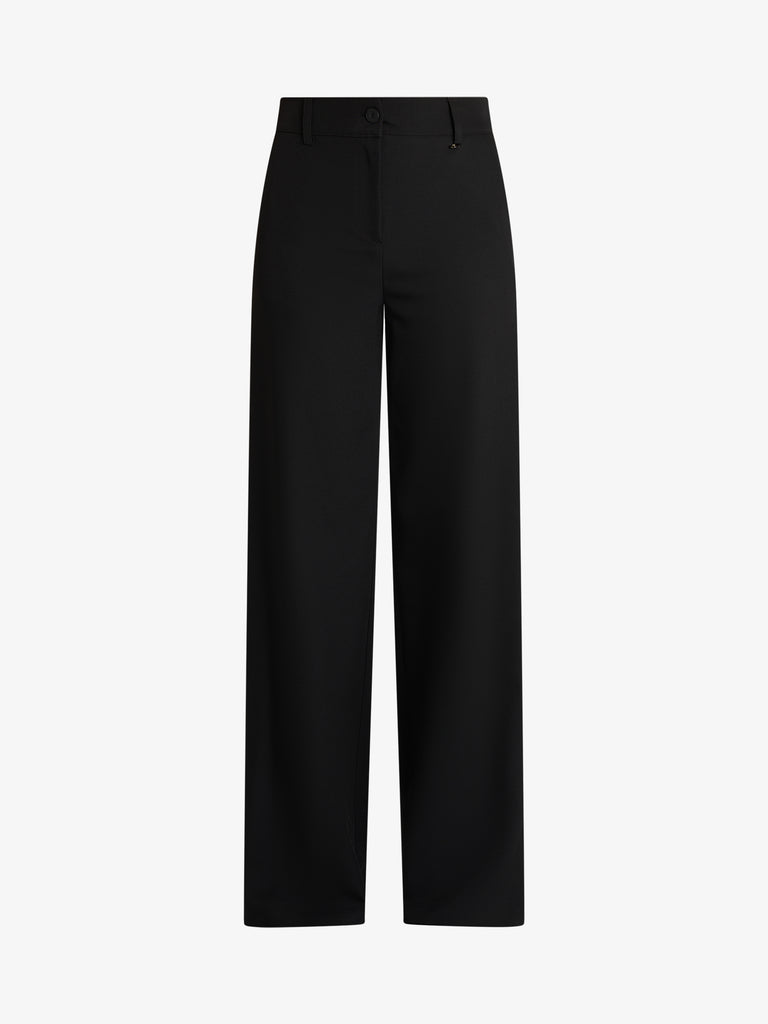 DIXIE pantalone ampio con vita alta donna nero