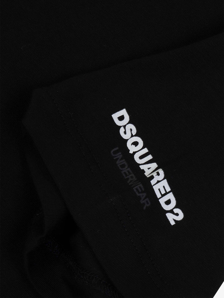 DSQUARED2 t-shirt twin pack uomo nero cotone