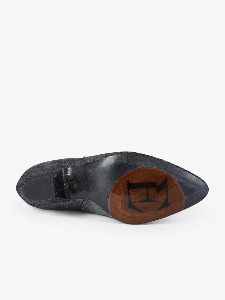 ERNESTO DOLANI tronchetti donna slip-on in pelle pelle grigio