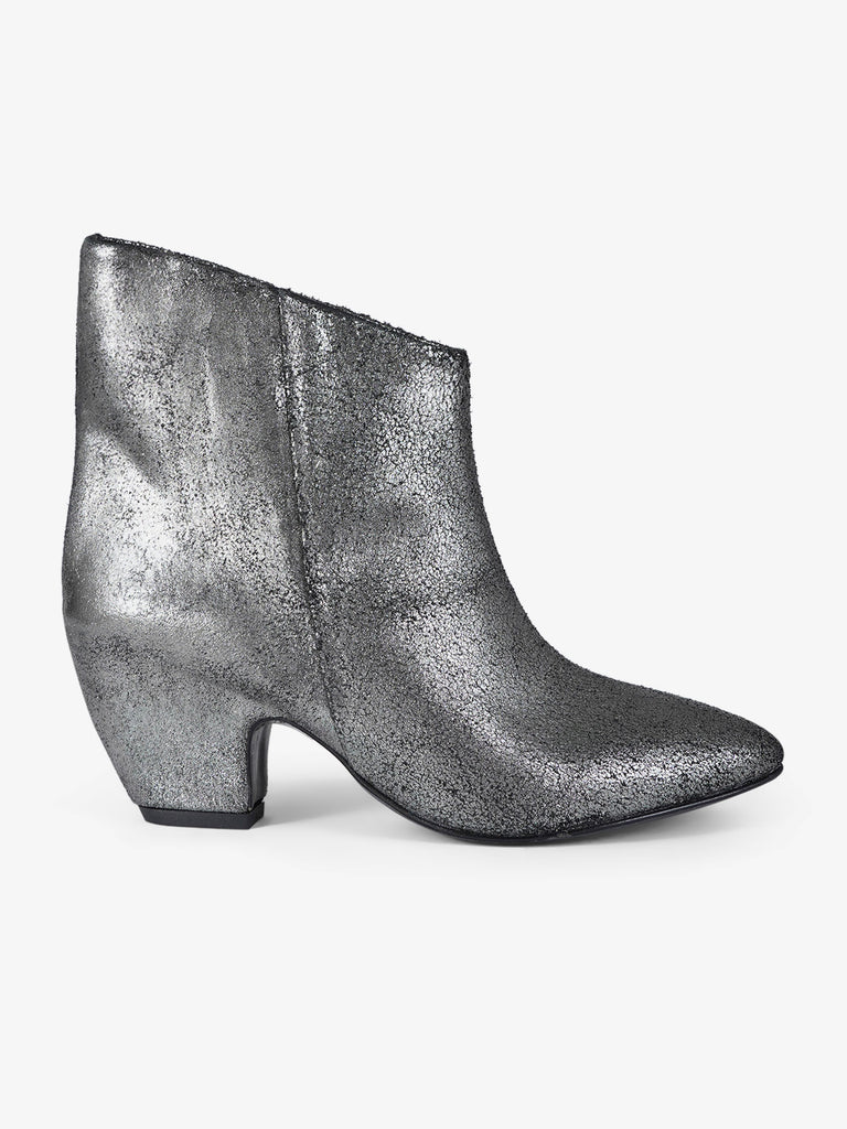 ERNESTO DOLANI tronchetti donna slip-on in pelle pelle grigio