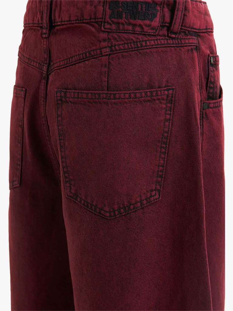 ESSENTIEL ANTWERP jeans impressive con gamba a botte donna marrone