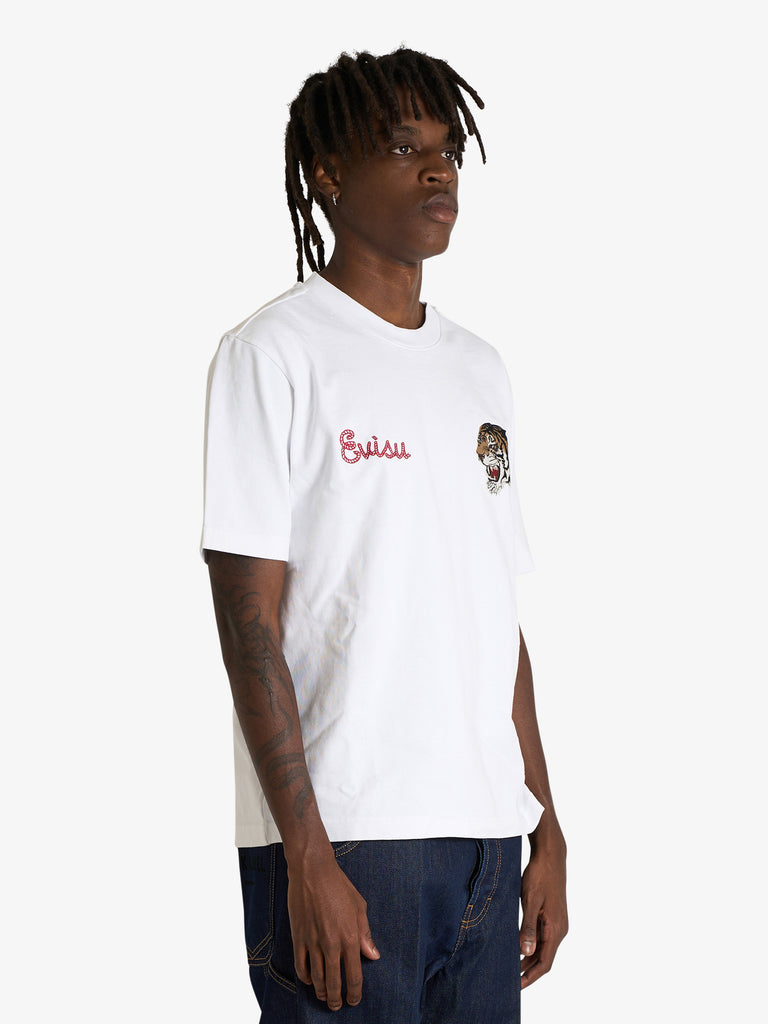 EVISU t-shirt archives print uomo bianco cotone
