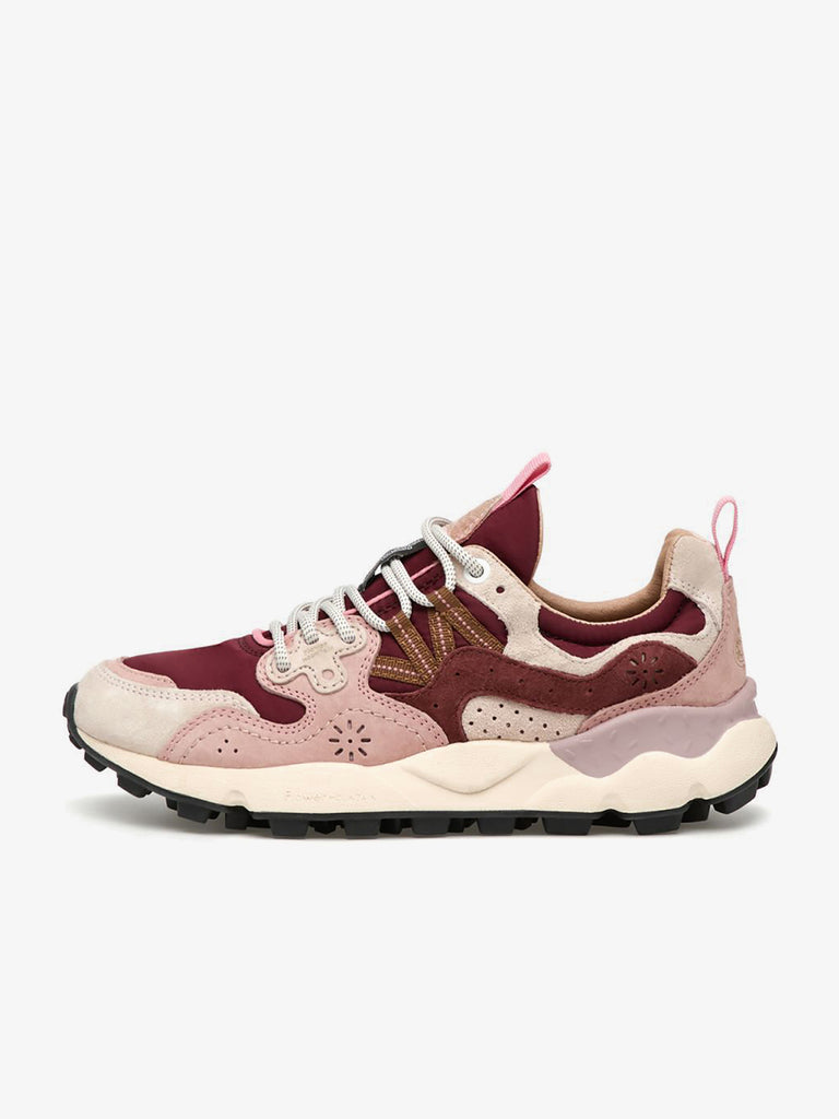 FLOWER MOUNTAIN sneakers donna yamano 3 woman suede rosa