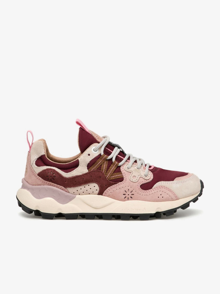 FLOWER MOUNTAIN sneakers donna yamano 3 woman suede rosa