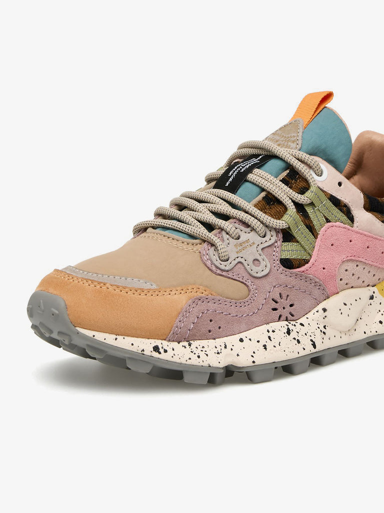 FLOWER MOUNTAIN sneakers donna yamano 3 woman suede giallo